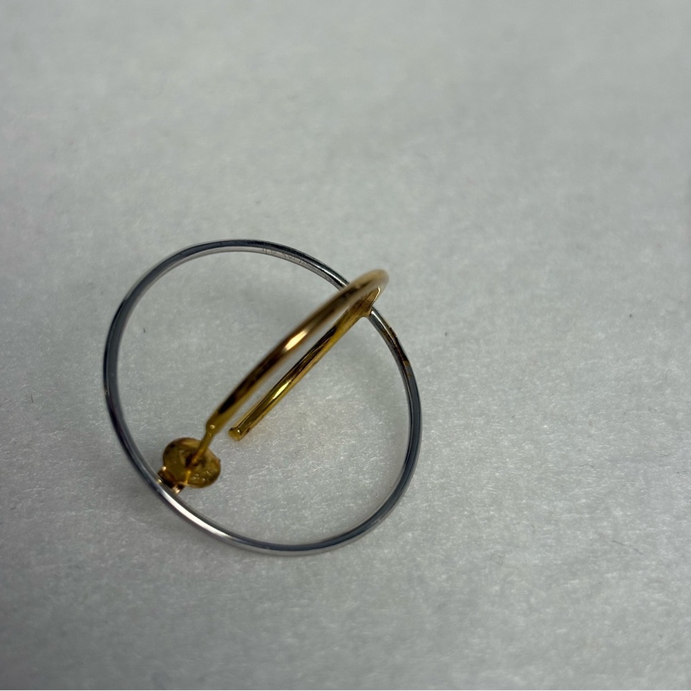 CHARLOTTE CHESNAIS Saturn M Earrings Gold Vermeil Sterling Silver - Picture 10 of 16